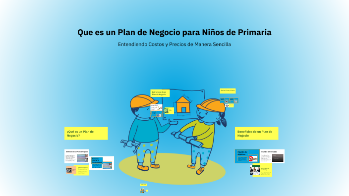 Que es un Plan de Negocio para Niños de Primaria by Sebastian Romero ...