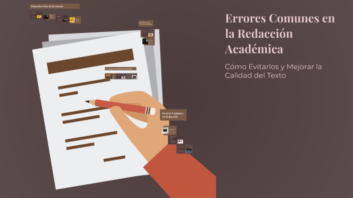 Errores Comunes en la Redacción Académica by VALENTINA ALEJANDRA ...