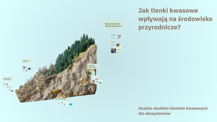 Jak tlenki kwasowe wpływają na środowisko przyrodnicze? by fabian lis