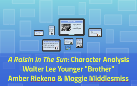 Character Analysis Chart A Raisin In The Sun