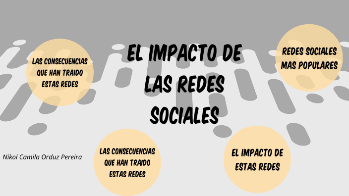 El impacto de las redes sociales by Nikol Camila on Prezi