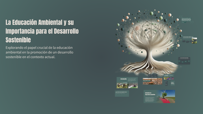 La Educación Ambiental y su Importancia para el Desarrollo Sostenible ...