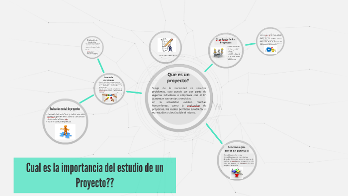 Cual es la importancia del estudio de un Proyecto?? by