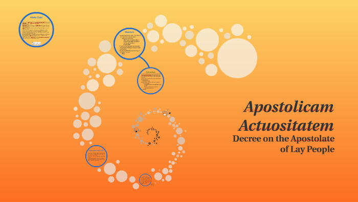 Apostolicam Actuositatem by Emily F on Prezi