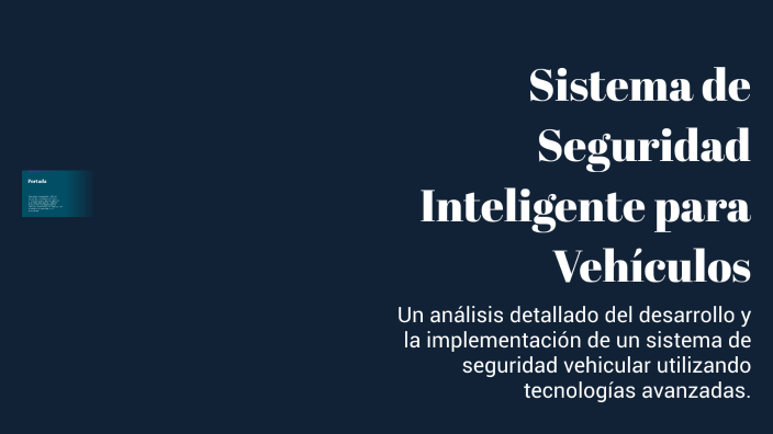 Sistema de Seguridad Inteligente para Vehículos by Jesus Brenel Galicia ...