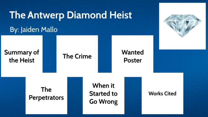 antwerp world diamond centre heist