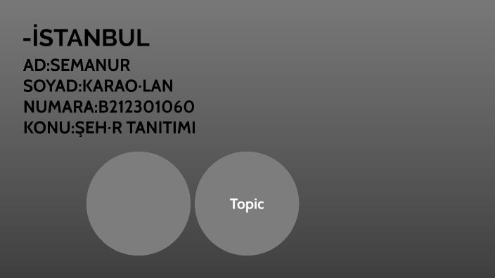 İSTANBUL by Semanur Karaoğlan on Prezi