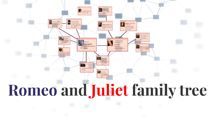 Romeo And Juliet Characters Family Tree