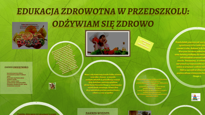 EDUKACJA ZDROWOTNA W PRZEDSZKOLU: By Jarosław Rzepiak On Prezi