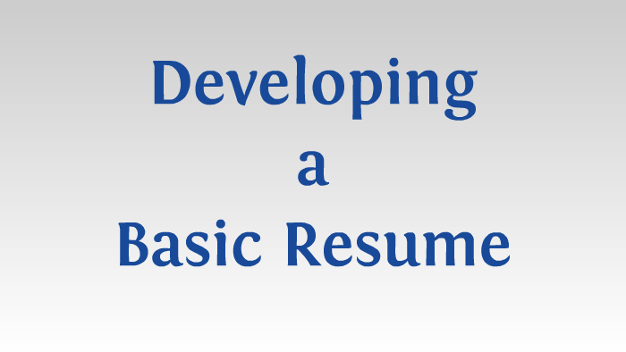 uaf resume help