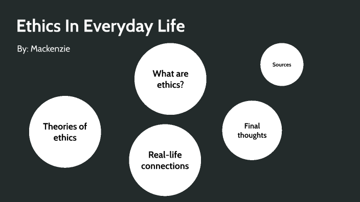 ethics in everyday life essay