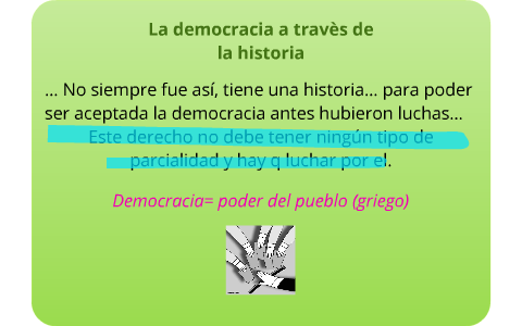 La democracia a travez de la historia by Jimena Diosa on Prezi