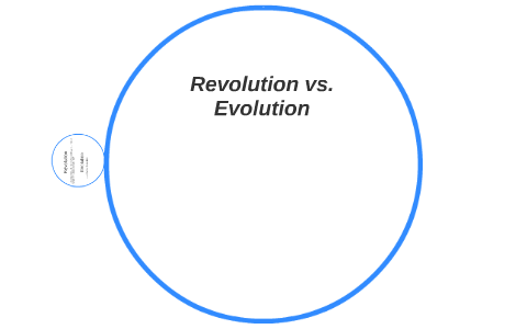 revolution vs evolution essay