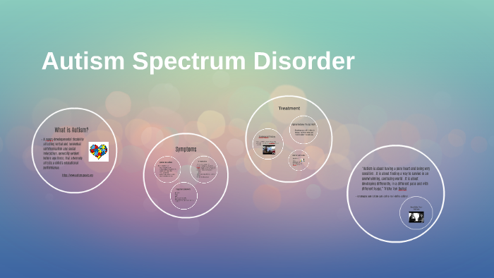 Autism Spectrum Disorder By Morgan Palmer