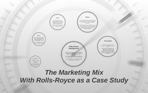 rolls royce marketing mix