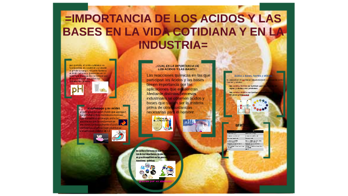IMPORTANCIA DE LOS ACIDOS Y LAS BASES EN LA VIDA COTIDIANA by FAF RSS