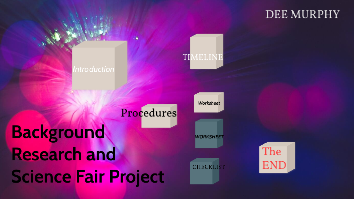 how to do background research for science fair project