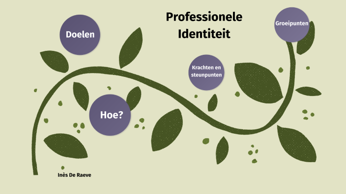 Professionele Identiteit by Inès De Raeve on Prezi