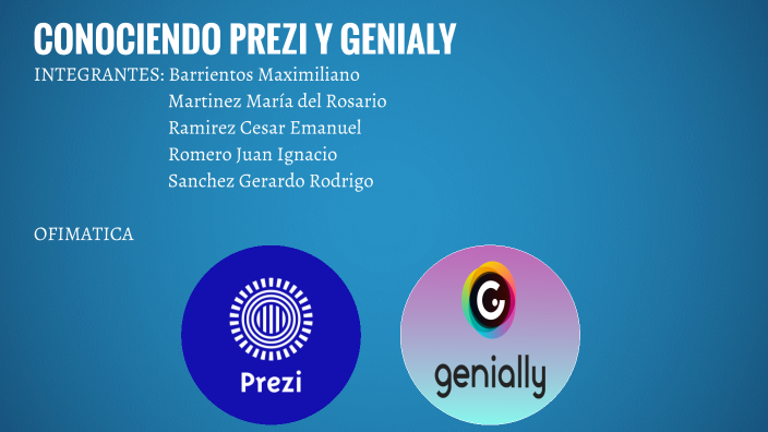 CONOCIENDO PREZI Y GENIALY By Gerardo Sanchez On Prezi