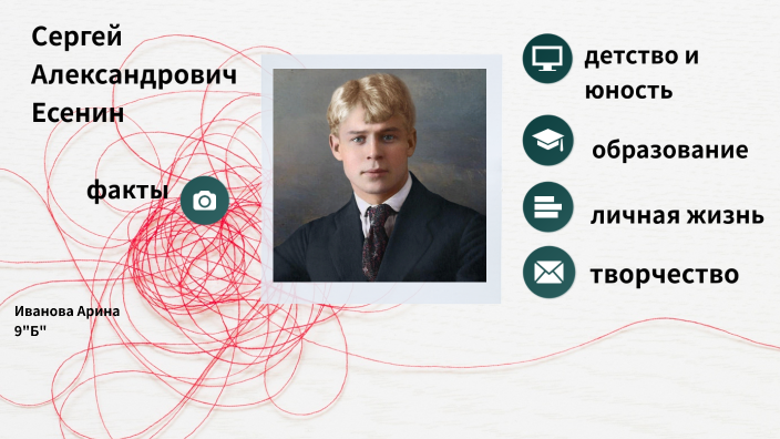 Есенин иванова арина by Арина Иванова on Prezi