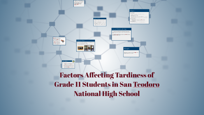 factors affecting the tardiness of students research paper