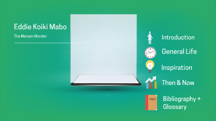 Eddie Mabo Biography Prezintation by Nicholas Lao on Prezi