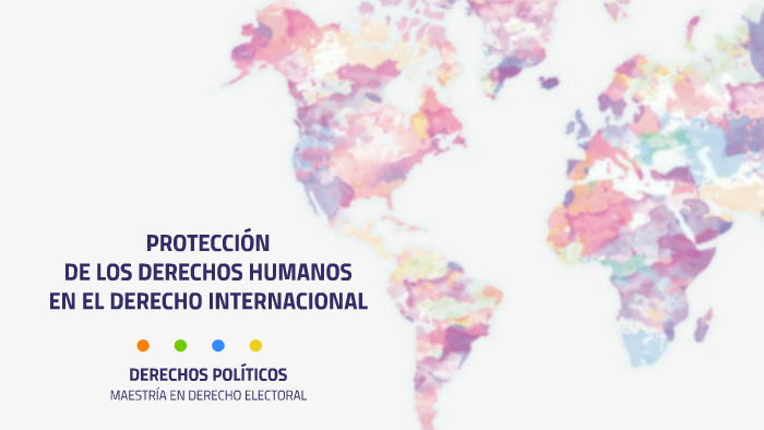 Protección de los Derechos Humanos en el Derecho nternaciona by ...