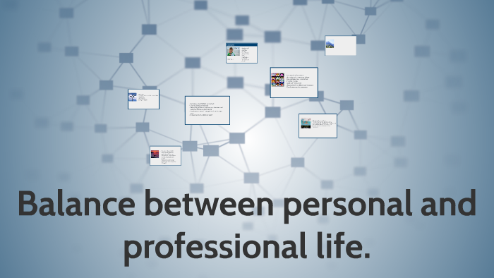 essay on balance between personal and professional life