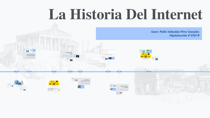 La historia del internet by Pablo Sebastian Perez Gonzalez on Prezi