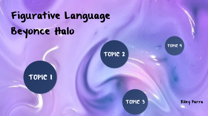 halo beyonce figurative language