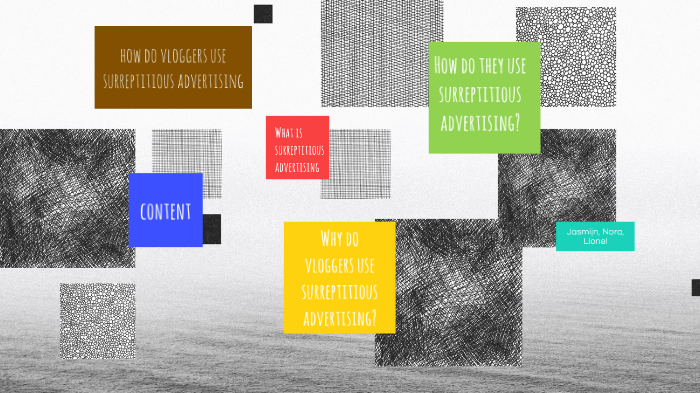 how do vloggers use surreptitious advertising by Nora van wageningen on