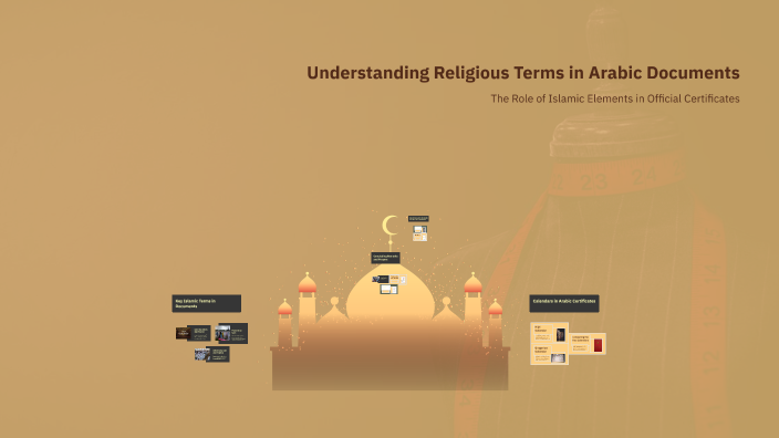 Understanding Religious Terms in Arabic Documents by Ahmed Alaaa on Prezi