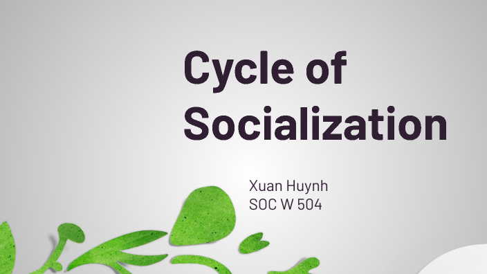 Xuan's Cycle of Socialization by Xuan Huynh on Prezi
