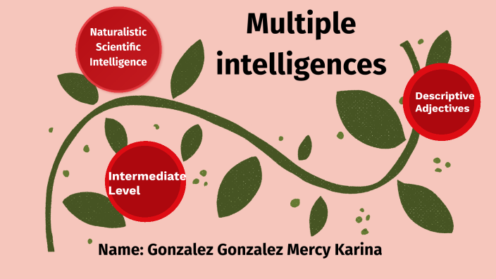 MULTIPLE INTELLIGENCES by Karina Gonzalez on Prezi