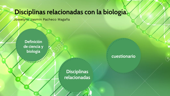 Las disciplinas relacionadas con la biología by Josselyne Jasmín