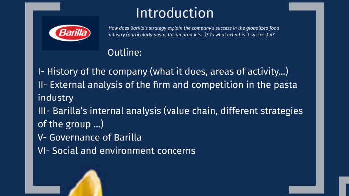 barilla spa case study analysis essay