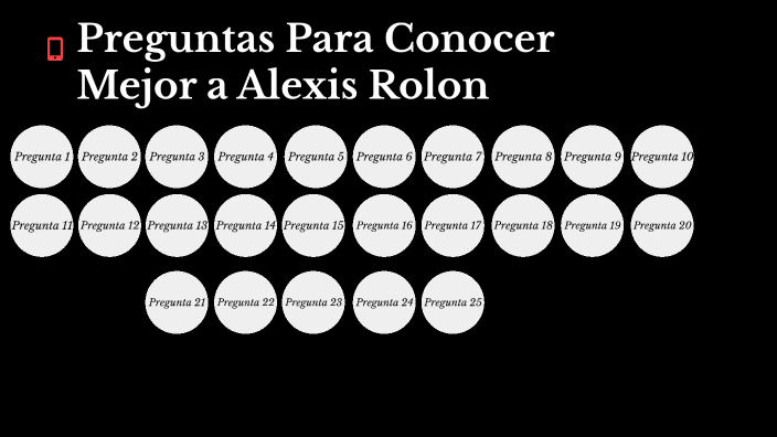 Preguntas Para Conocer Mejor a Alexis Rolon by Alexis Rolon on Prezi