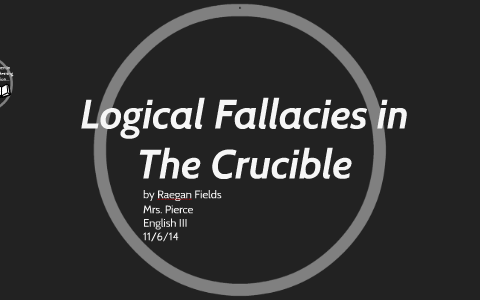 logical fallacies in the crucible essay