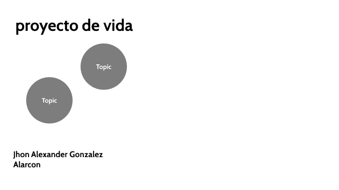 proyecto de vida by Jhon Gonzalez on Prezi