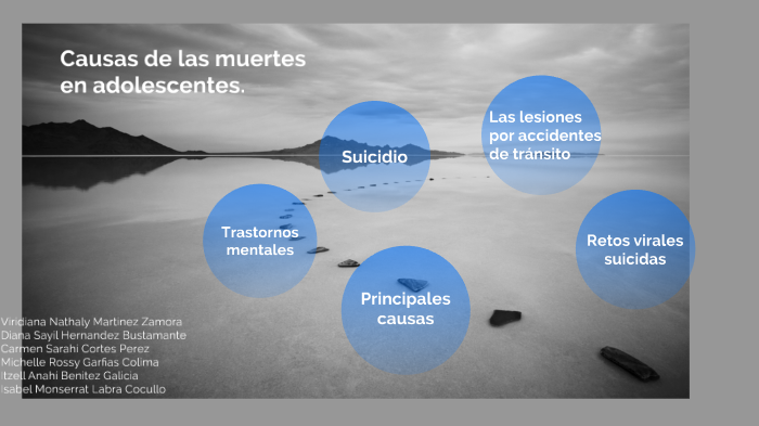 Causas de las muertes en adolescentes by viridiana martinez on Prezi