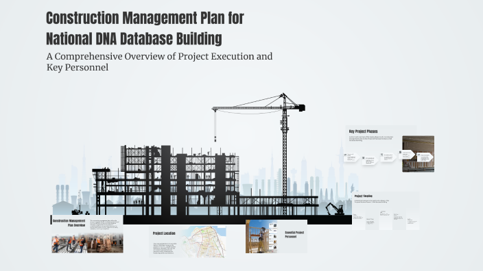 Build Database Construction Construction Management Plan for National DNA Database Building by ...