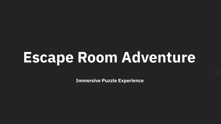 Escape Room Design by Lydia Osner on Prezi