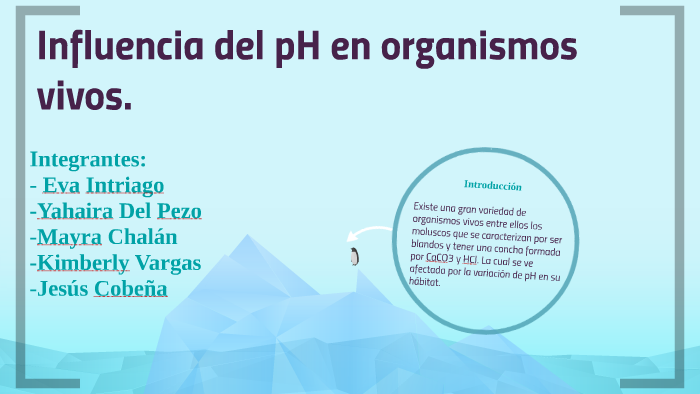 Reacción del pH en organismos vivos by Mayra Chalán on Prezi