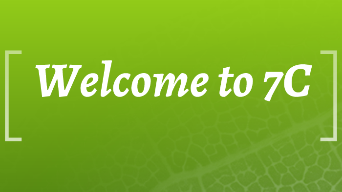 Welcome to 7C by Theresa Huke-Gaa