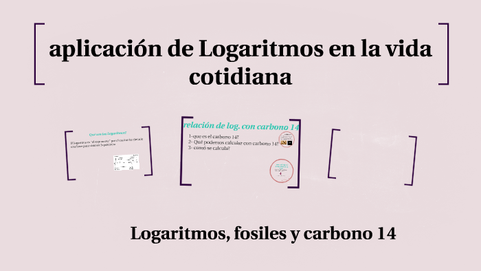 aplicación de Logaritmos en la vida cotidiana by fernanda ruiz on Prezi