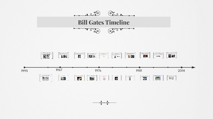 bill gates biography timeline