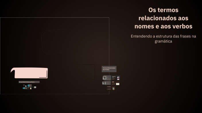 Os Termos Relacionados Aos Nomes E Aos Verbos By Samuel Victor On Prezi