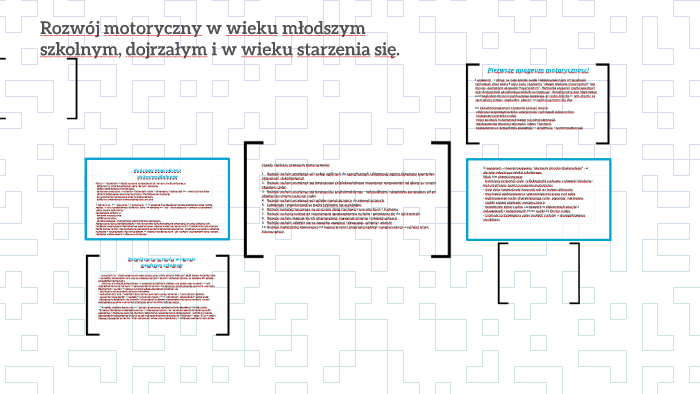 Rozwój Motoryczny Człowieka W Procesie Ontogenezy