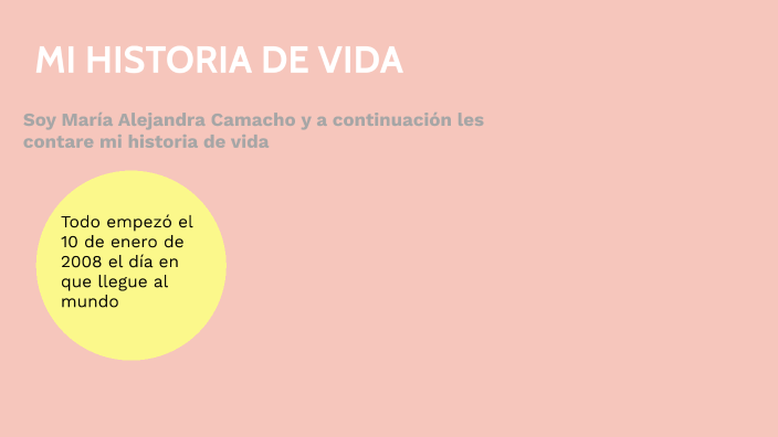 MI HISTORIA DE VIDA by Aleja Camacho on Prezi