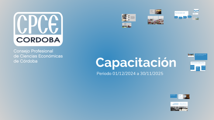 Informe de Capacitación 2024-2025 by Capacitación CPCE on Prezi